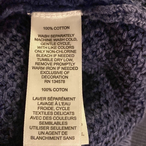 Vineyard Vines Quarter Zip Sweater Boys Size M - Picture 9 of 9